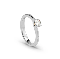 Anello Salvini Donna Battito contarier in Oro bianco Diamante 0.30 Ct 81107390 - 81107390